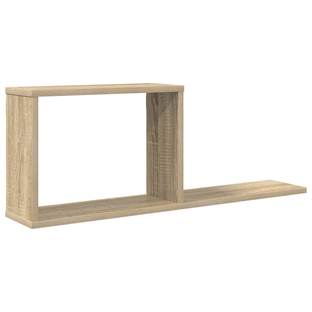 Floating Shelves Sonoma Oak 80cm Wall | HomeAndLiving - 2
