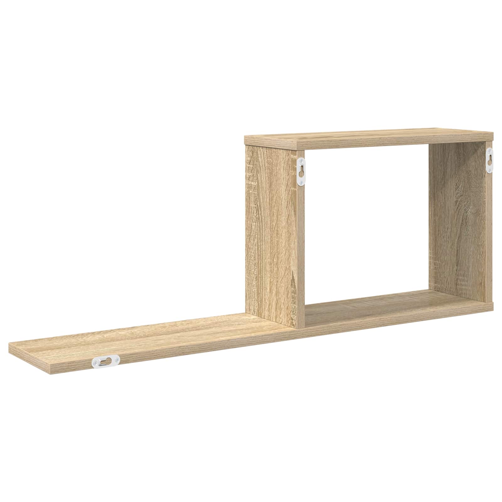 Floating Shelves Sonoma Oak 80cm Wall | HomeAndLiving - 6