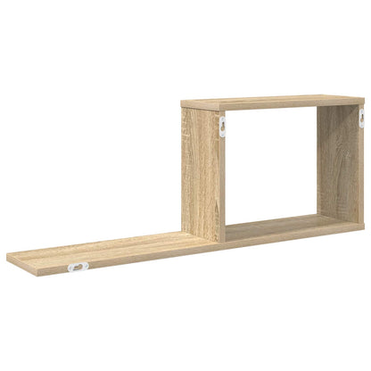 Floating Shelves Sonoma Oak 80cm Wall | HomeAndLiving - 6