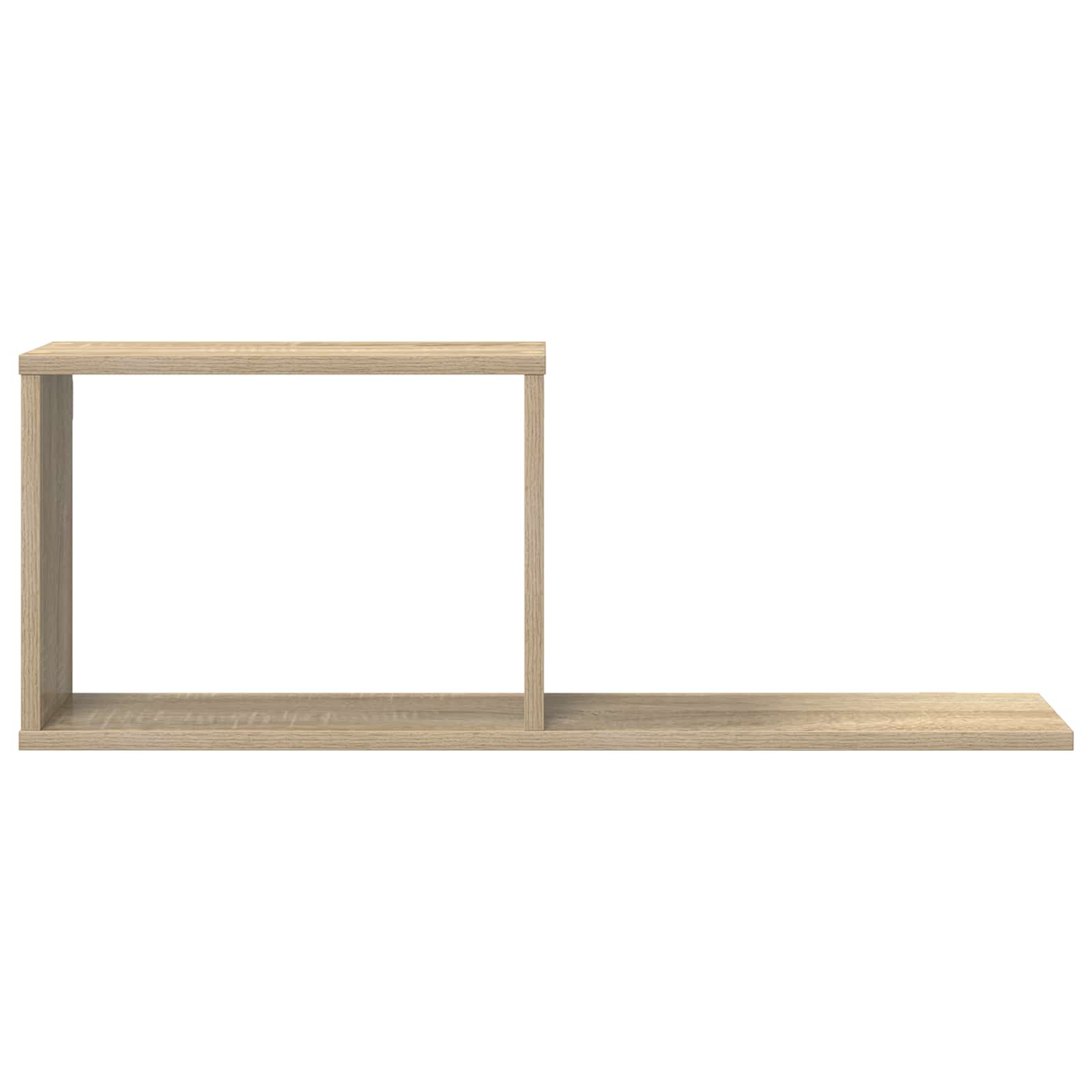 Floating Shelves Sonoma Oak 80cm Wall | HomeAndLiving - 4