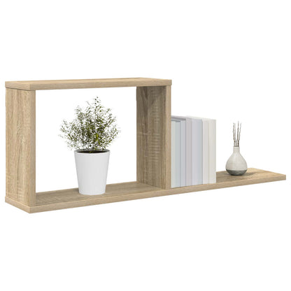 Floating Shelves Sonoma Oak 80cm Wall | HomeAndLiving - 3