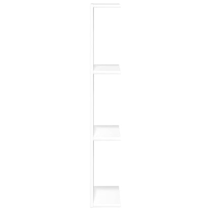 White Wall Shelves Set of 2 Engineered Wood | HomeAndLiving - 5