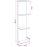 White Wall Shelves Set of 2 Engineered Wood | HomeAndLiving