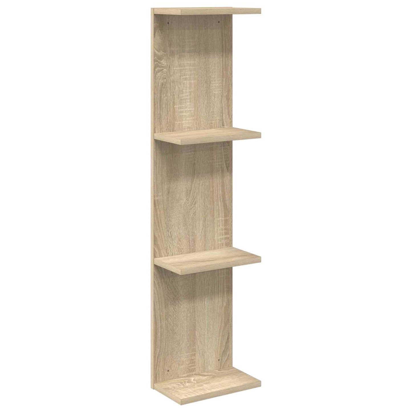 Sonoma Oak Wall Shelf 100cm Engineered Wood - 25×15×100cm - 2