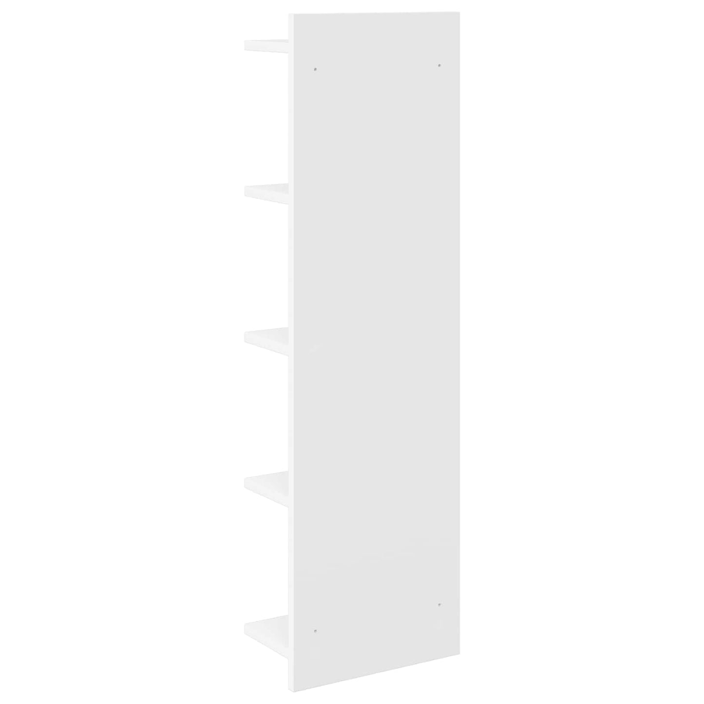 White Wall Shelf Engineered Wood 100cm - 30×15×100cm - 6
