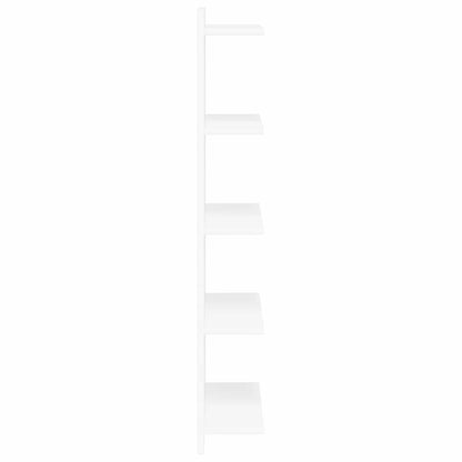 White Wall Shelf Engineered Wood 100cm - 30×15×100cm - 5