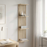 Sonoma Oak Wall Shelf 100cm Engineered Wood | HomeAndLiving