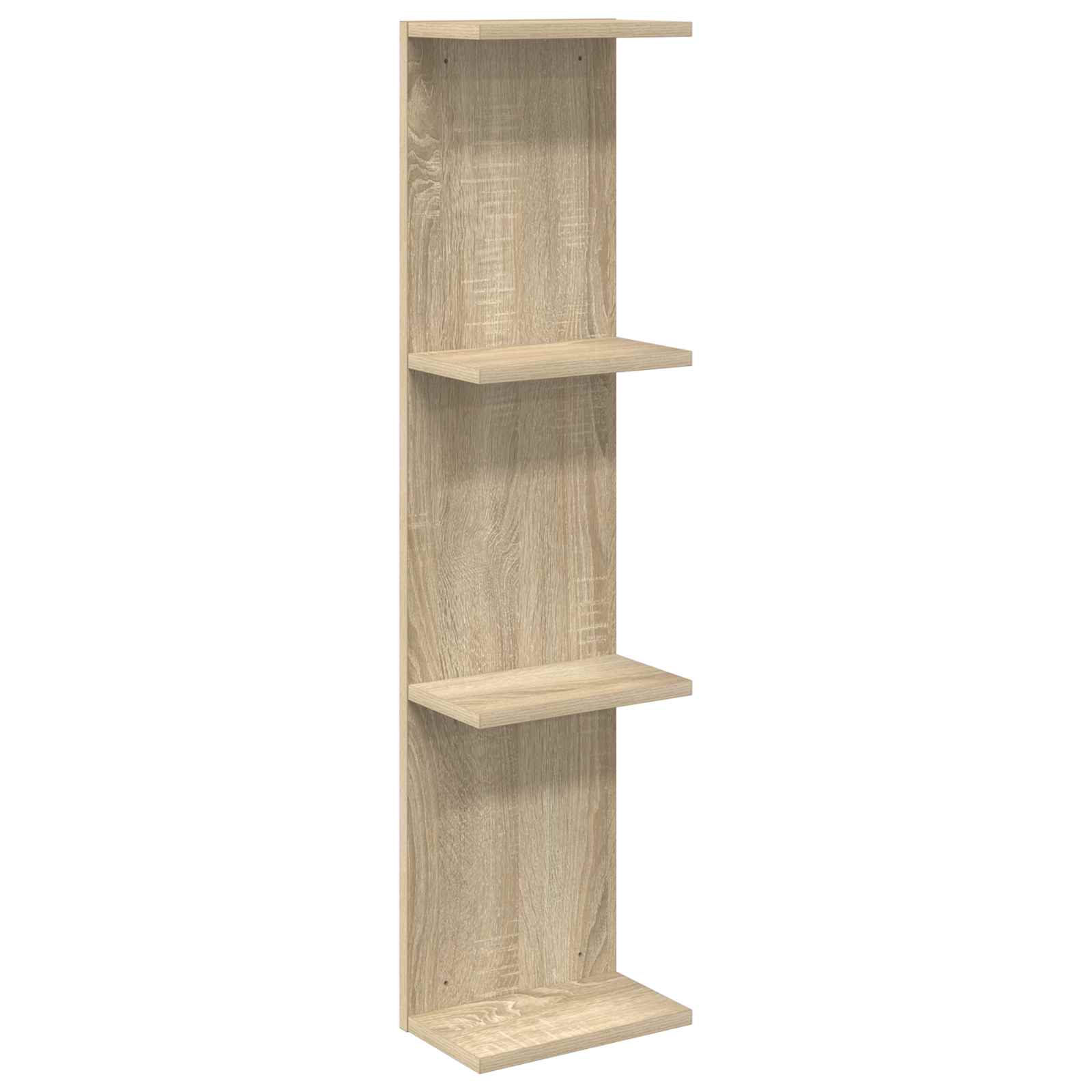 Sonoma Oak Wall Shelf 100cm Engineered Wood - 22×15×100cm - 2
