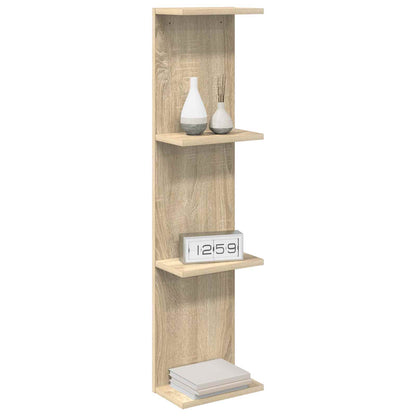 Sonoma Oak Wall Shelf 100cm Engineered Wood - 22×15×100cm - 3