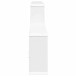White Wall Shelf 130cm Engineered Wood | HomeAndLiving