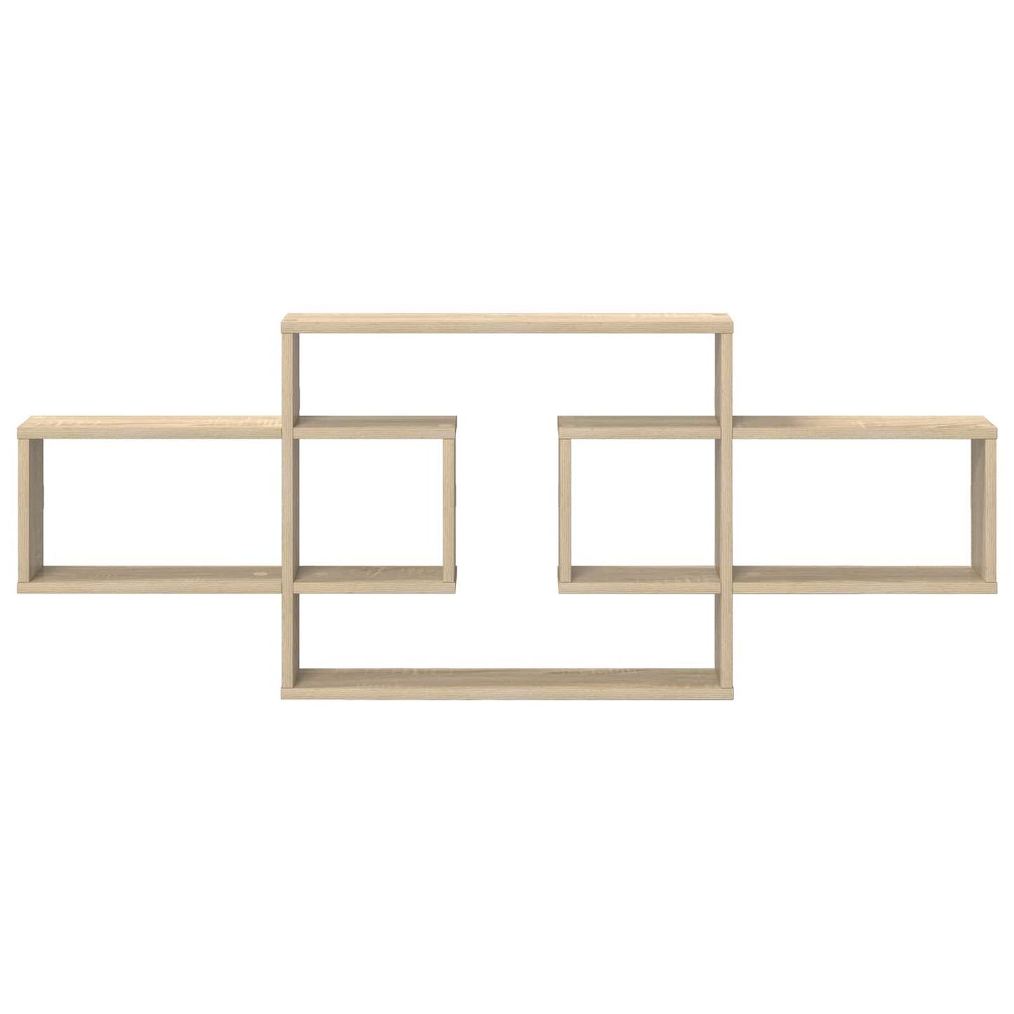 Wall Shelf Sonoma Oak 130cm Engineered Wood | HomeAndLiving - 4