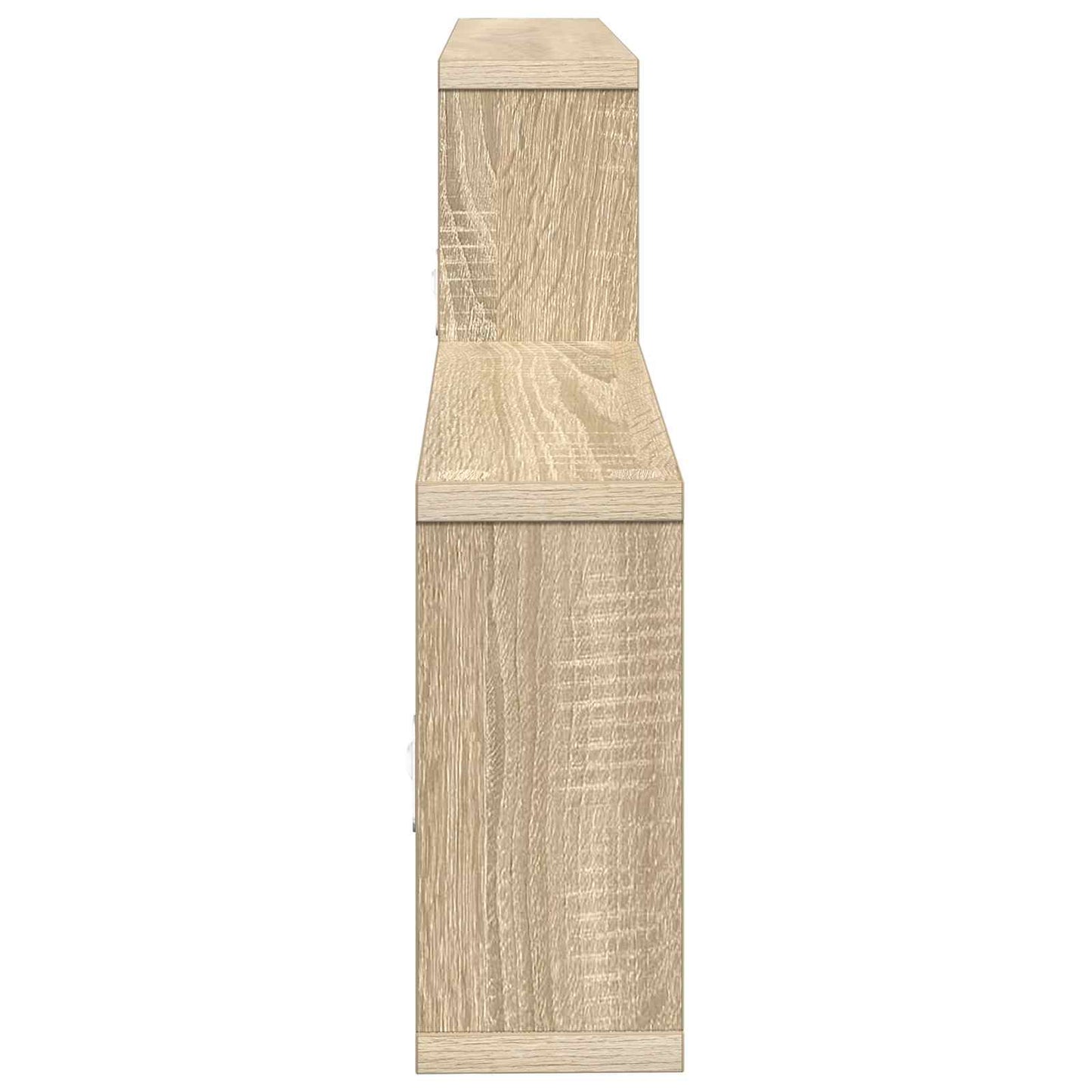 Wall Shelf Sonoma Oak 130cm Engineered Wood | HomeAndLiving - 5