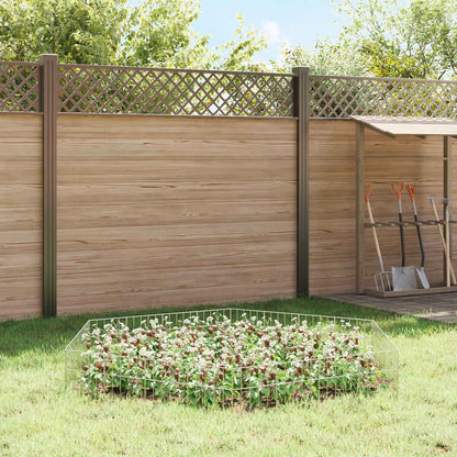 Galvanised Steel Garden Fence Panels 12pc | HomeAndLiving - 4