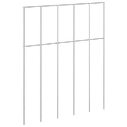 Galvanised Steel Garden Fence Panels 12pc | HomeAndLiving - 2