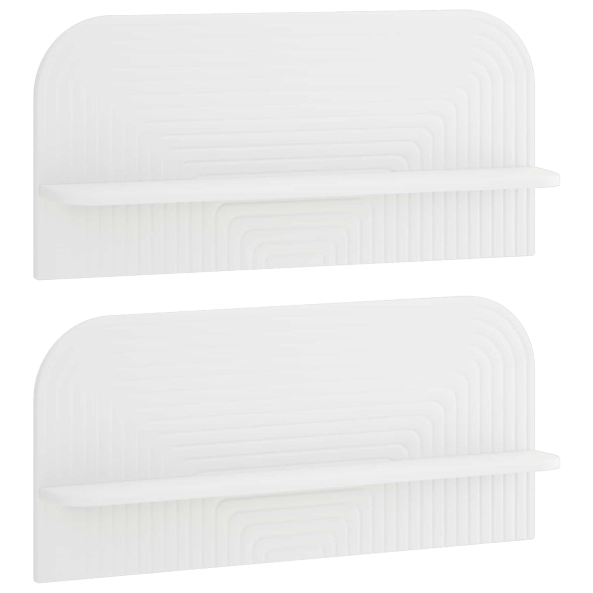 White Wall Shelf Set 80.5x13.5x37.5cm