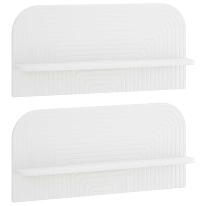 White Wall Shelf Set 80.5x13.5x37.5cm