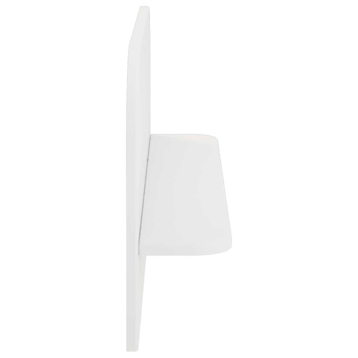 White Wall Shelf Set 80.5x13.5x37.5cm