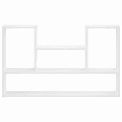 White Wall Shelf Engineered Wood 100x17x60cm