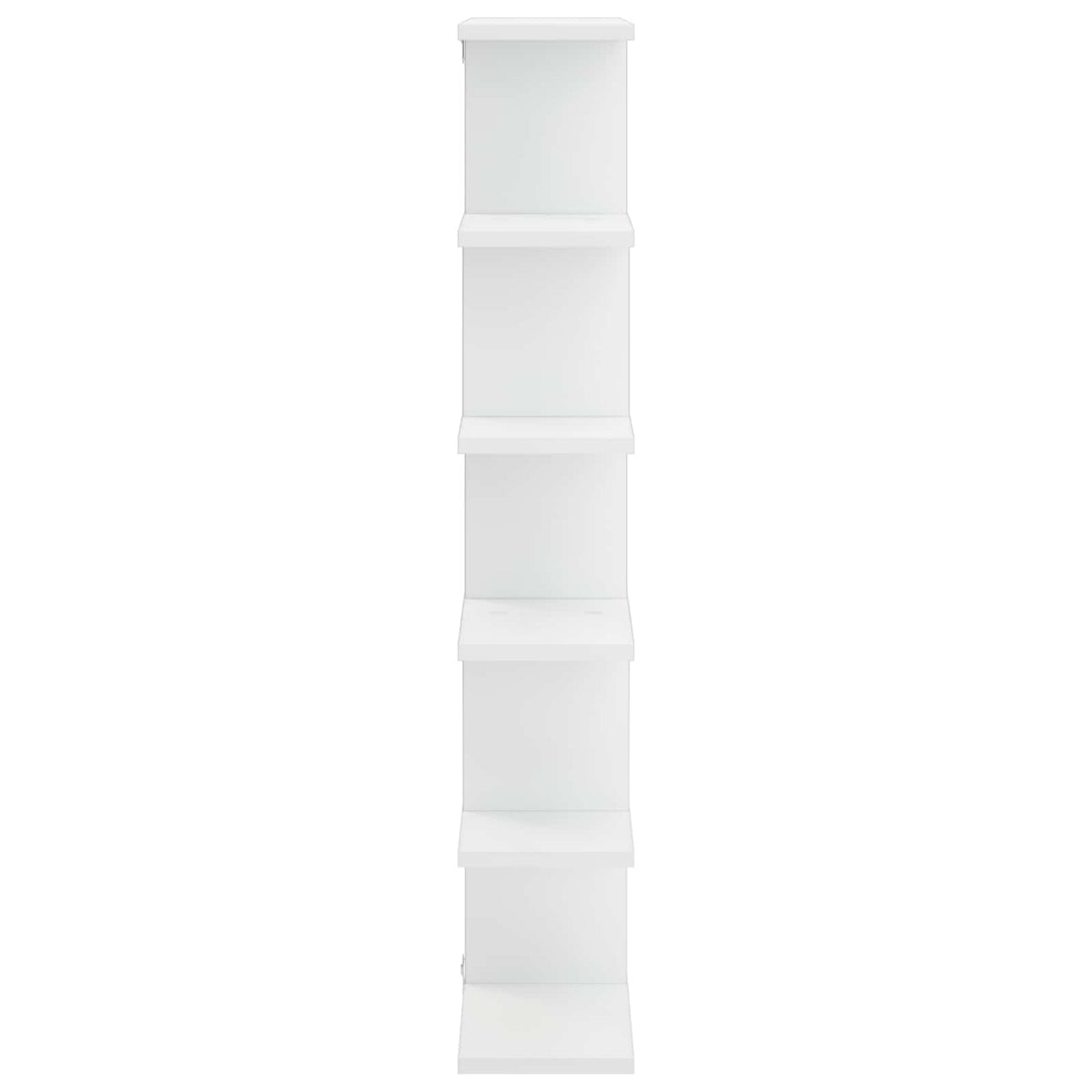 Wall Shelf White Engineered 70x17x101cm