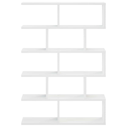 Wall Shelf White Modern 70x17x101cm