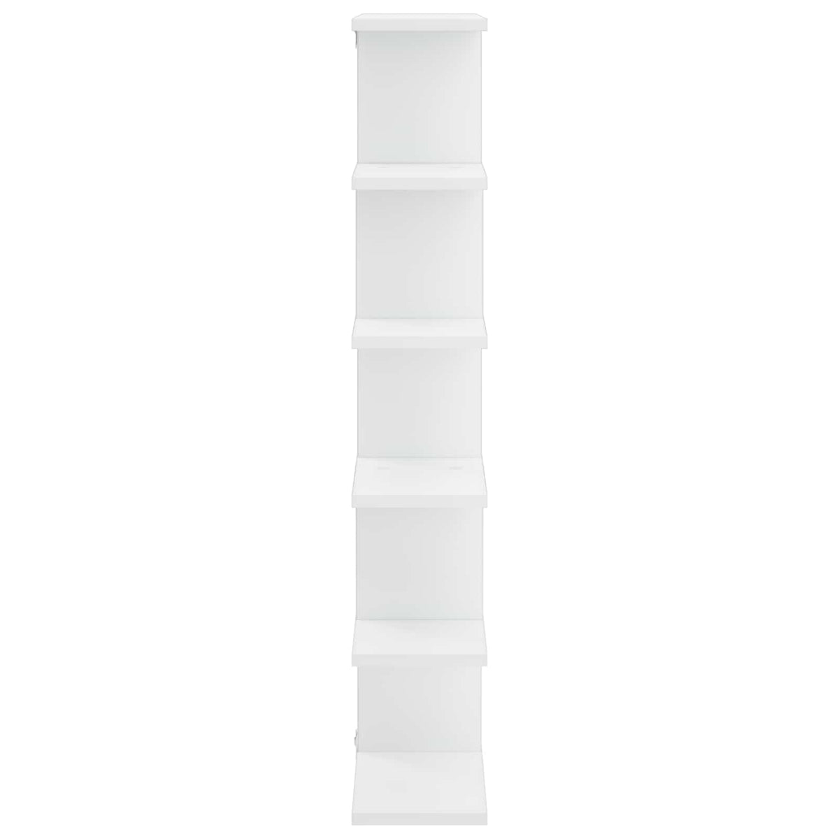 Wall Shelf White Modern 70x17x101cm