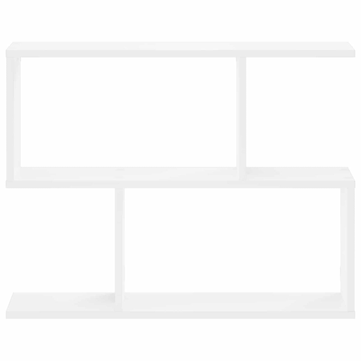 Wall Shelf White Engineered 72x17x55.5cm