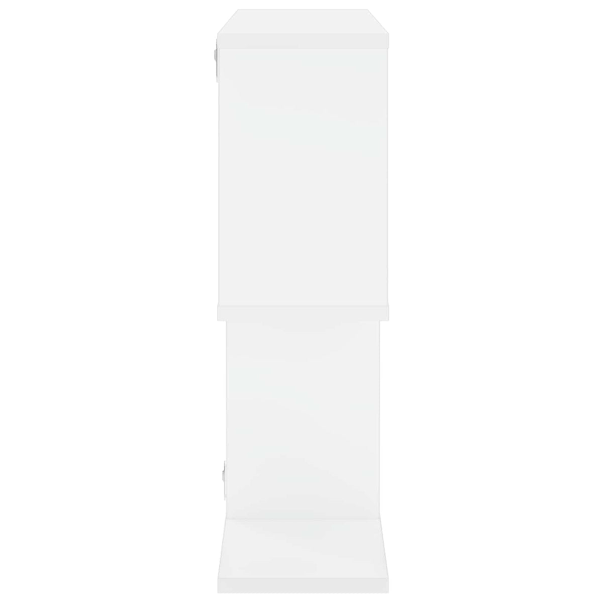 Wall Shelf White Engineered 72x17x55.5cm