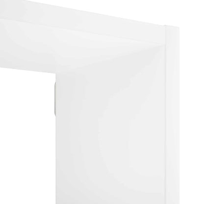 White Wall Shelf Engineered Wood 102x17x50cm