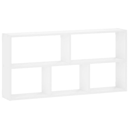 White Wall Shelf Engineered Wood 102x17x50cm