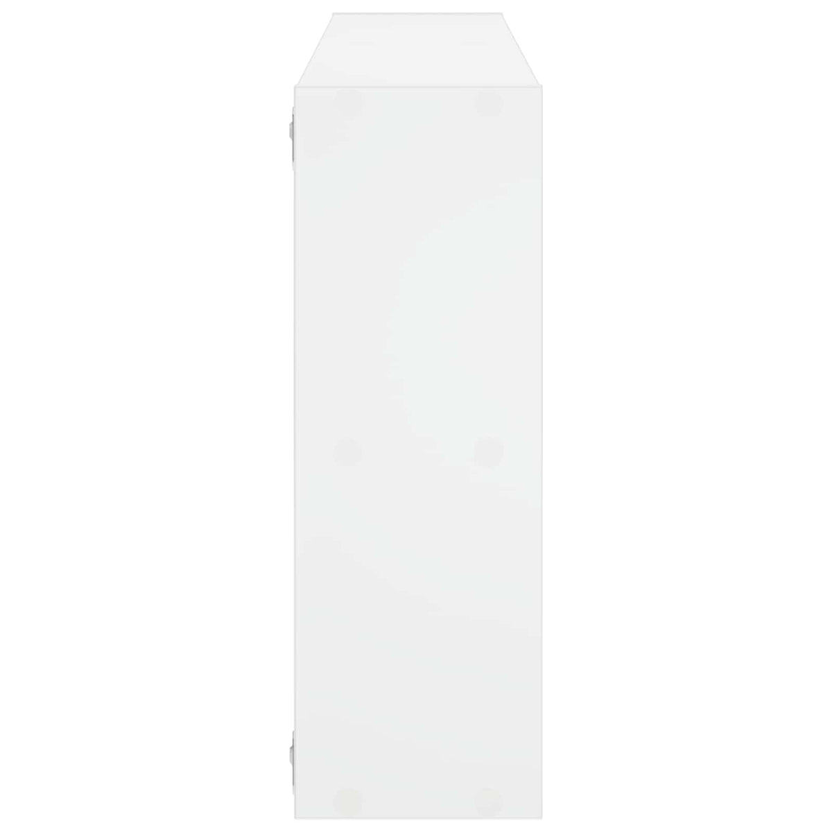 White Wall Shelf Engineered Wood 102x17x50cm