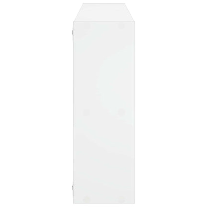 White Wall Shelf Engineered Wood 102x17x50cm