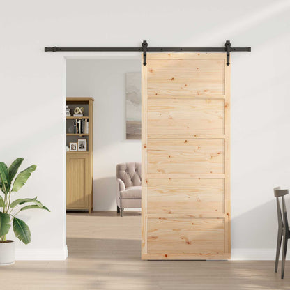 Solid Pine Sliding Door 100x208cm | HomeAndLiving