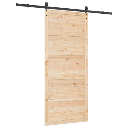 Solid Pine Sliding Door 100x208cm | HomeAndLiving