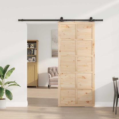 Solid Pine Sliding Door 100x208cm | HomeAndLiving