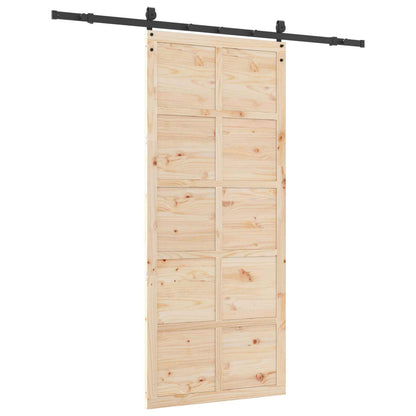Solid Pine Sliding Door 100x208cm | HomeAndLiving