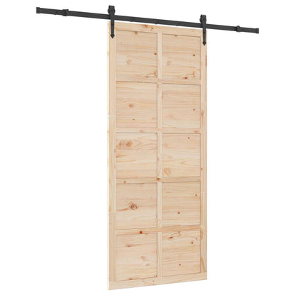 Solid Pine Sliding Door 80x208cm | HomeAndLiving