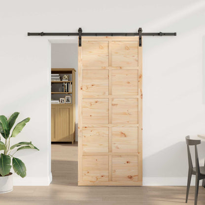 Solid Pine Sliding Door 90x208cm | HomeAndLiving
