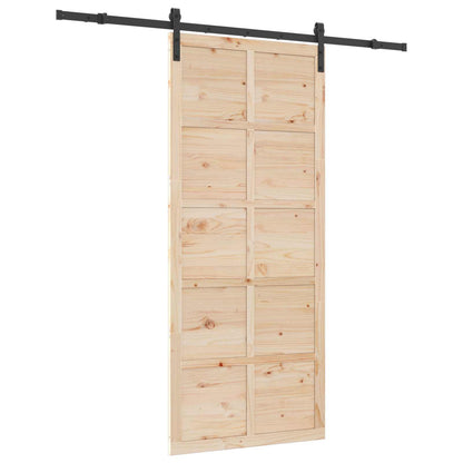 Solid Pine Sliding Door 90x208cm | HomeAndLiving