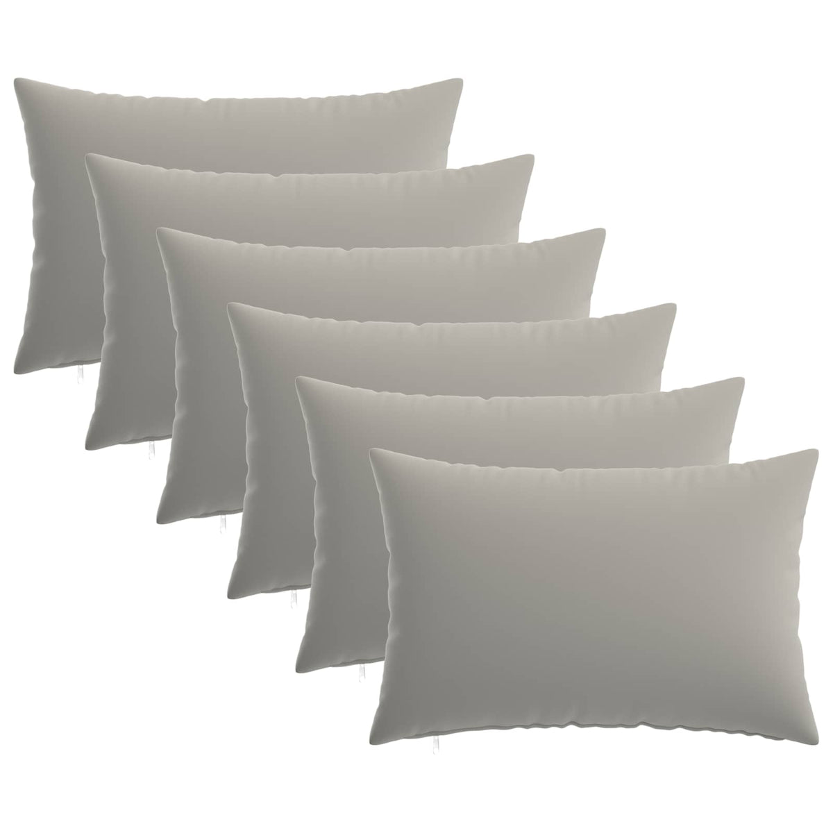 Grey Outdoor Cushion Set 30x50cm