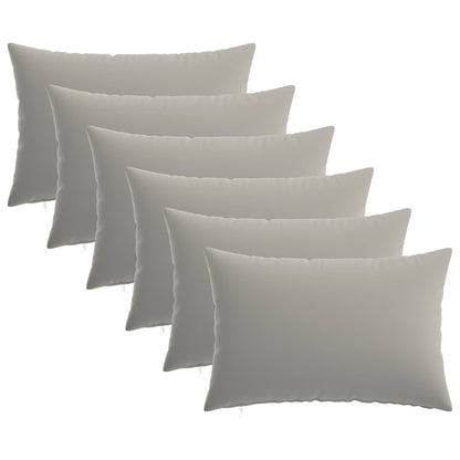 Grey Outdoor Cushion Set 30x50cm