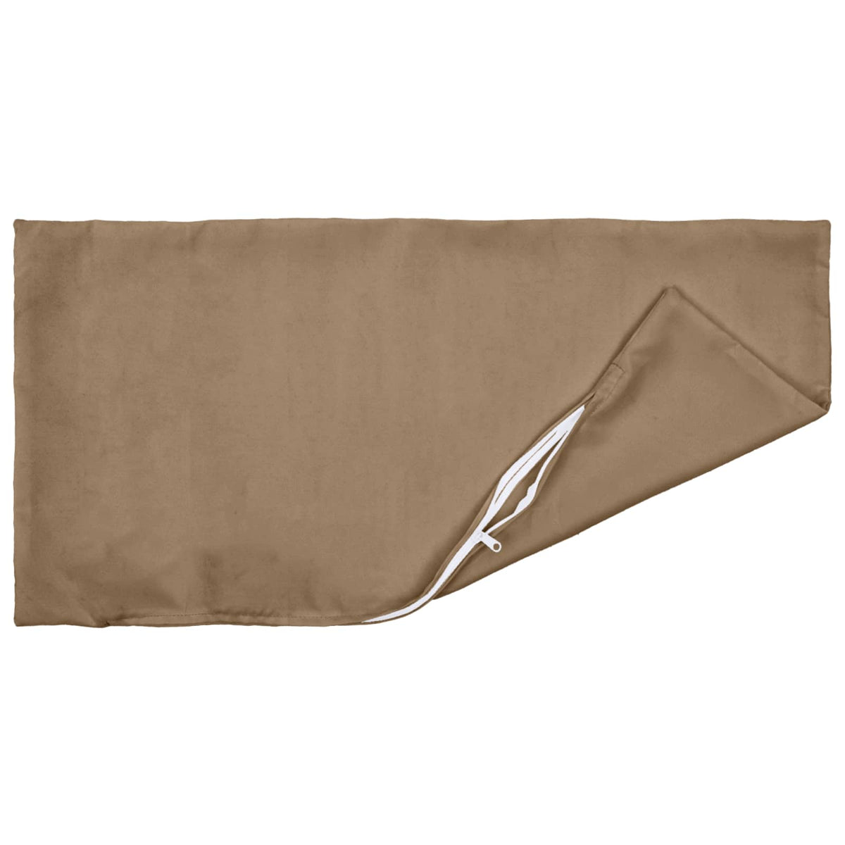 Outdoor Cushion Taupe Polyester 30x50cm