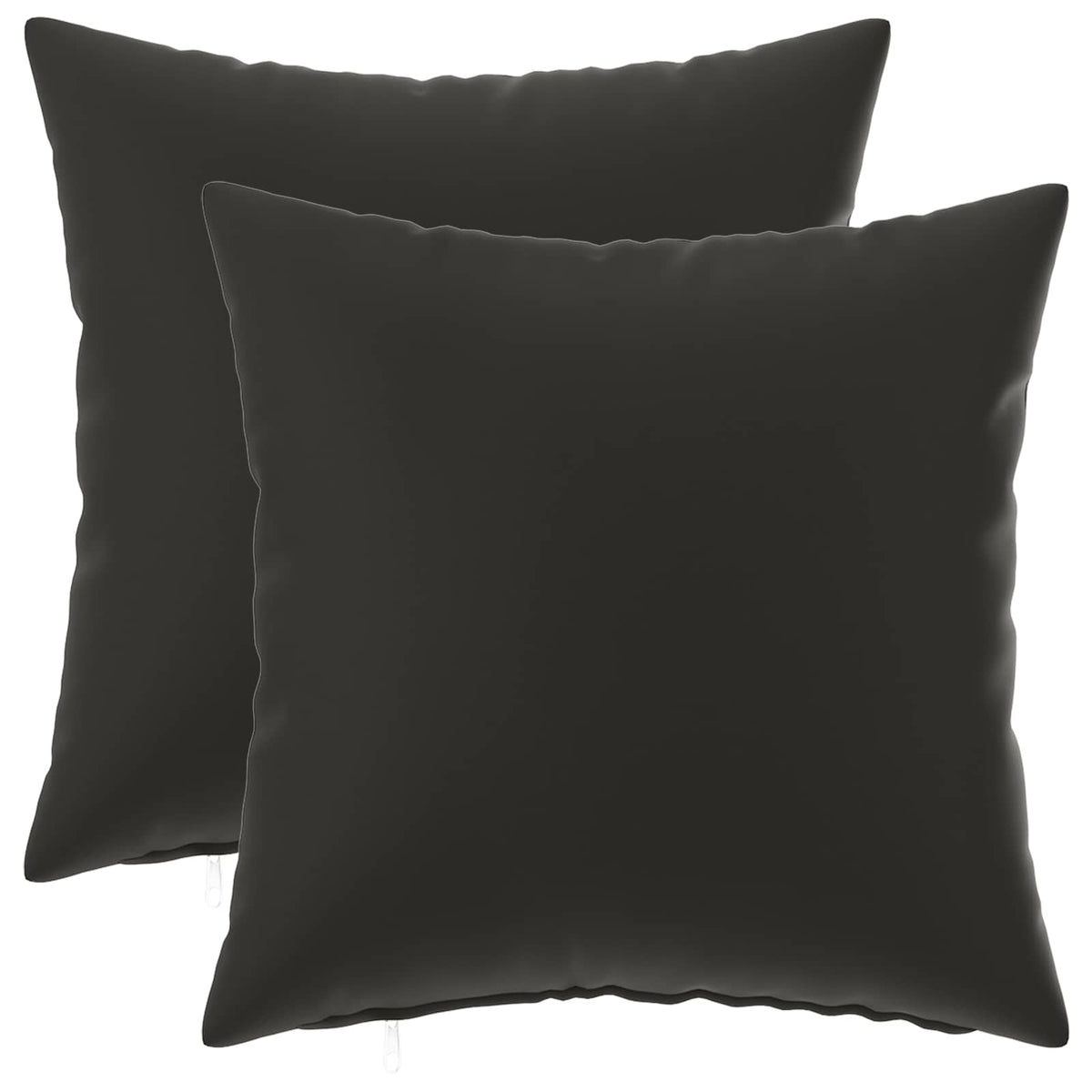 Outdoor Cushion Black Polyester 35x35cm