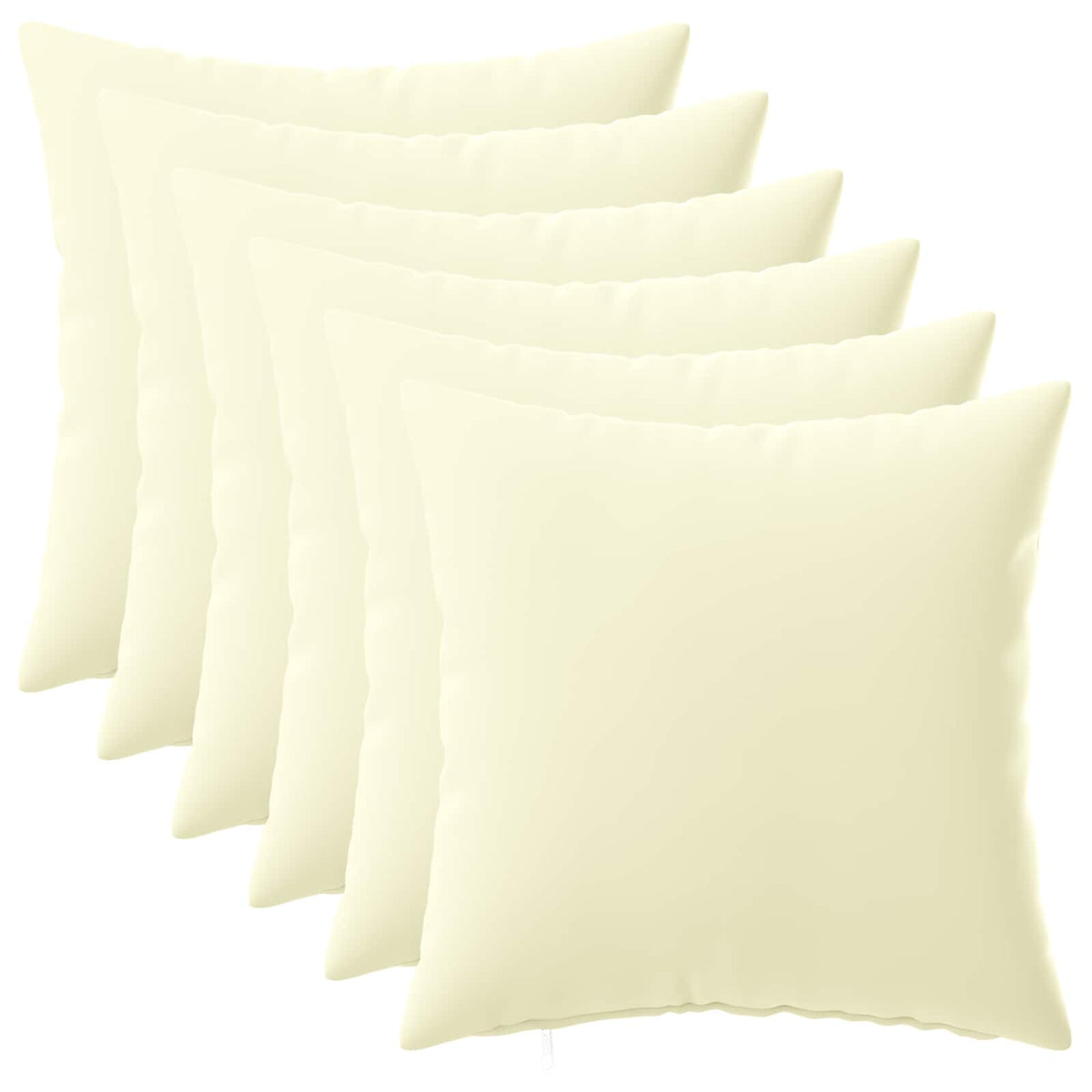 Cream Cushion Set 6 Pieces 40x40cm