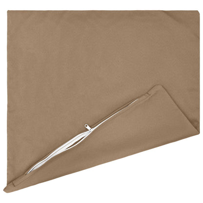 Taupe Cushion Set 2pcs 40x40cm