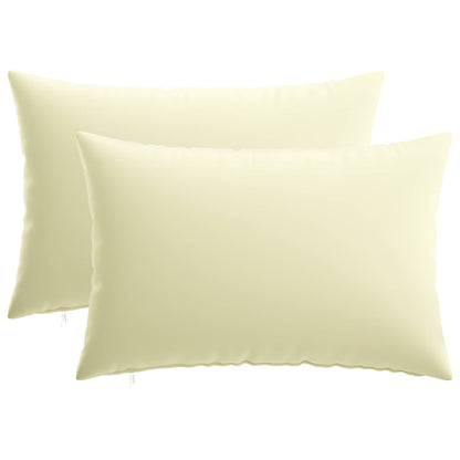 Cream Outdoor Cushion Set 40x60cm