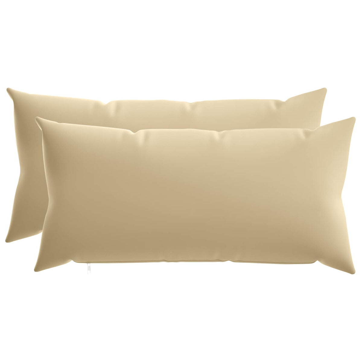 Outdoor Cushion Beige Polyester 40x70cm