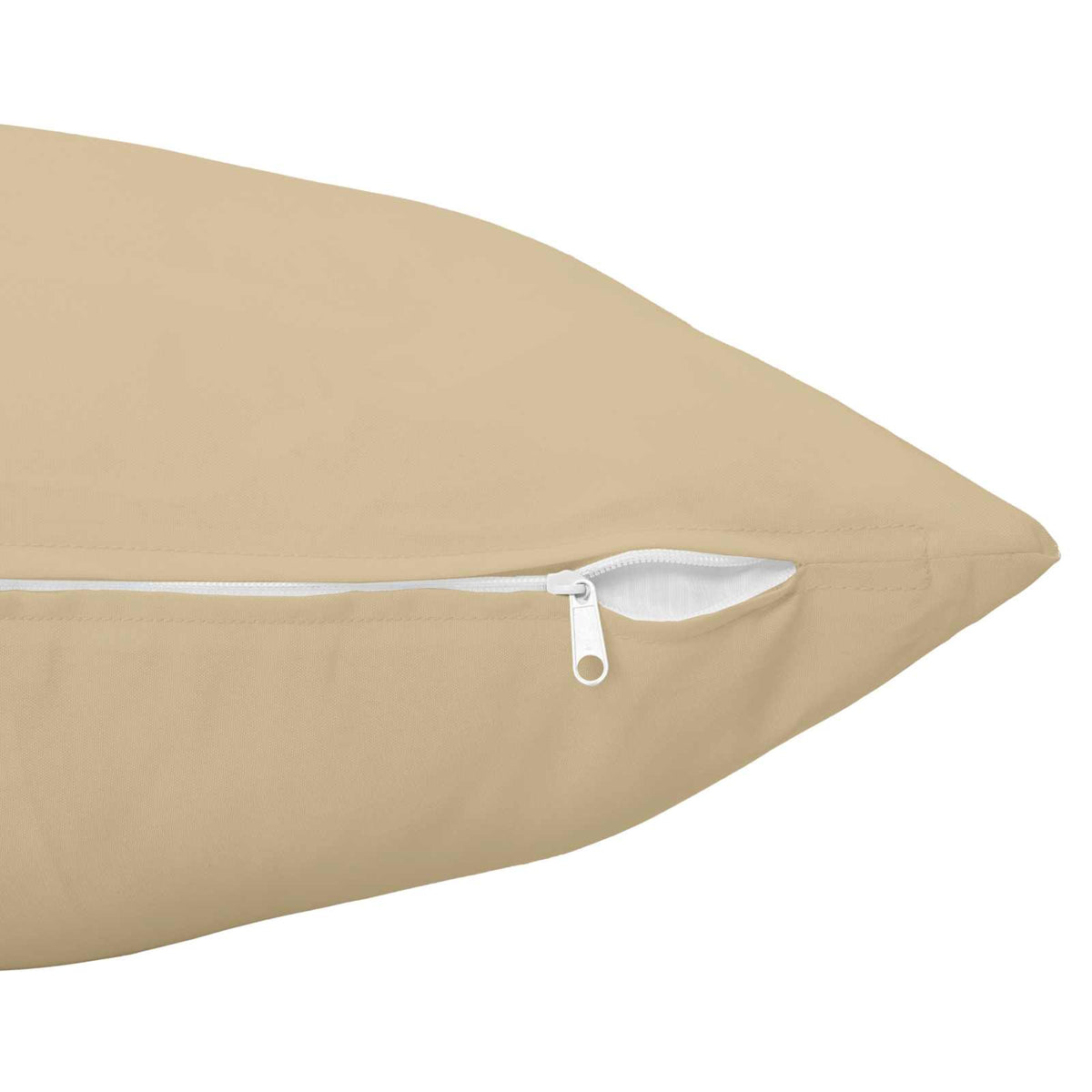 Outdoor Cushion Beige Polyester Set 40x80cm