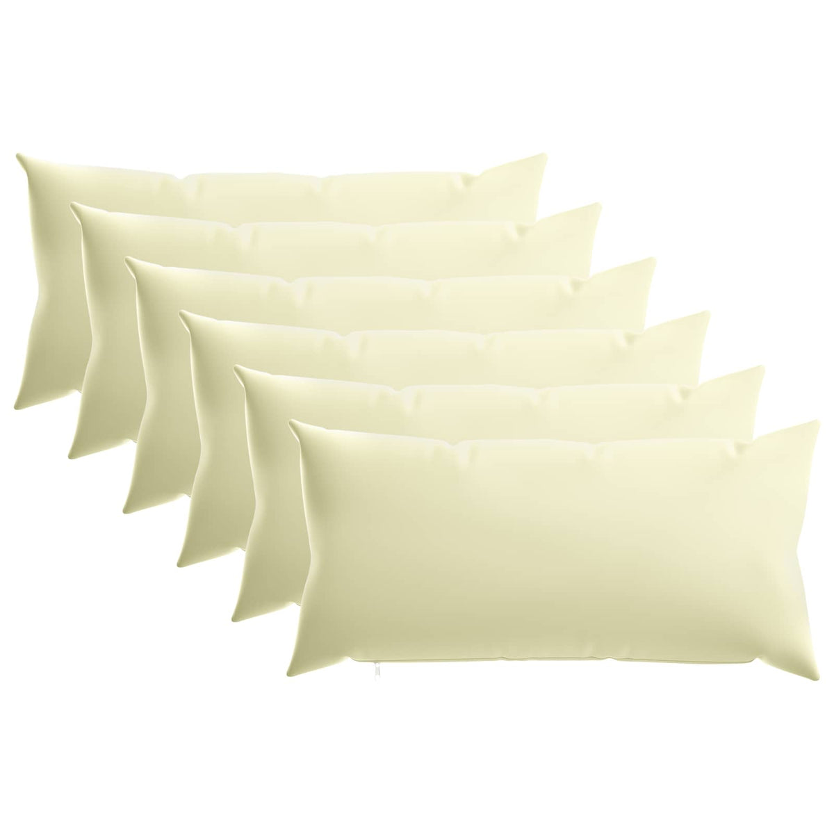 Cream Polyester Cushion Set 40x80cm