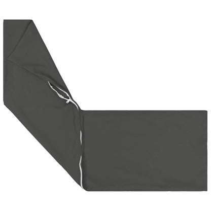 Outdoor Cushion Anthracite Polyester 40x145cm
