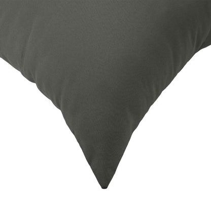 Outdoor Cushion Anthracite Polyester Set 40x145cm